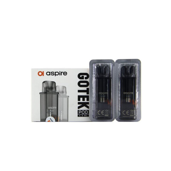 2 Pod 0.8 ohm Resistenza Aspire GOTEK X SIGARETTA ELETTRONICA CON SENSORE DI ASPIRAZIONE E POD RICARICABILE TIPO KIWI. NO IQOS E SIGARETTE ELETTRONICHE USA E GETTA - ECOLOGICAMENTE SIGARETTE ELETTRONICHE SVAPO SHOP