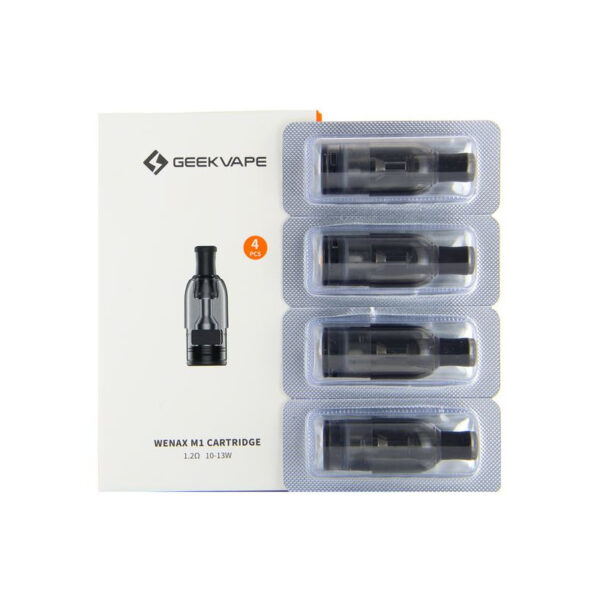 1.2 OHM POD M1 WENAX GEEKVAPE SIGARETTA ELETTRONICA CON SENSORE DI ASPIRAZIONE E POD RICARICABILE TIPO KIWI. NO IQOS E SIGARETTE ELETTRONICHE USA E GETTA - ECOLOGICAMENTE SIGARETTE ELETTRONICHE SVAPO SHOP